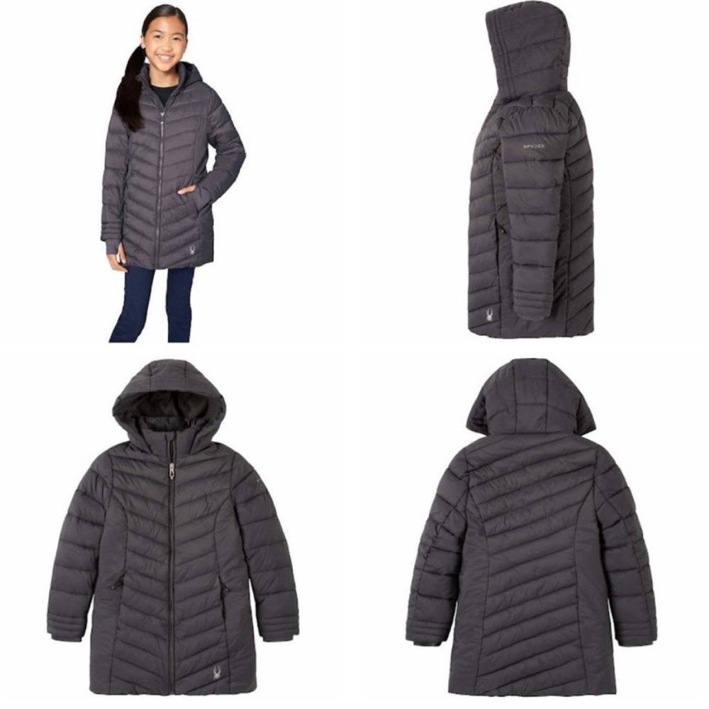 NWT Youth Spyder ThermaWEB, Water Resistant Puffer Jacket - Size M 8/10